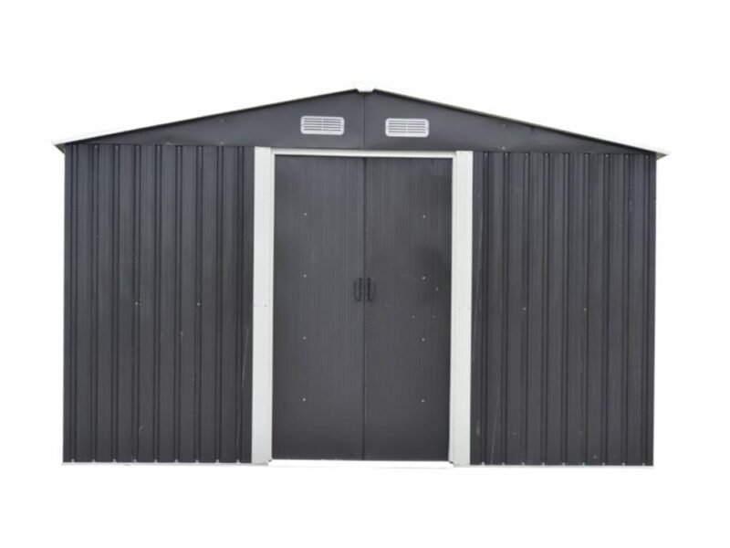 Abri de jardin en acier galvanisé gris 12,5 m² - Prix d'usines – Image 4