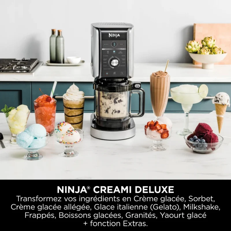 PROMO - Ninja CREAMi Deluxe 10-en-1 Machine à délices et boissons glacées (Lot de 5 pots) - Imagen 13