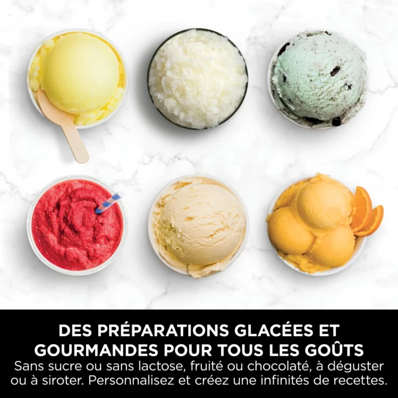 PROMO - Ninja CREAMi Deluxe 10-en-1 Machine à délices et boissons glacées (Lot de 5 pots) - Imagen 9