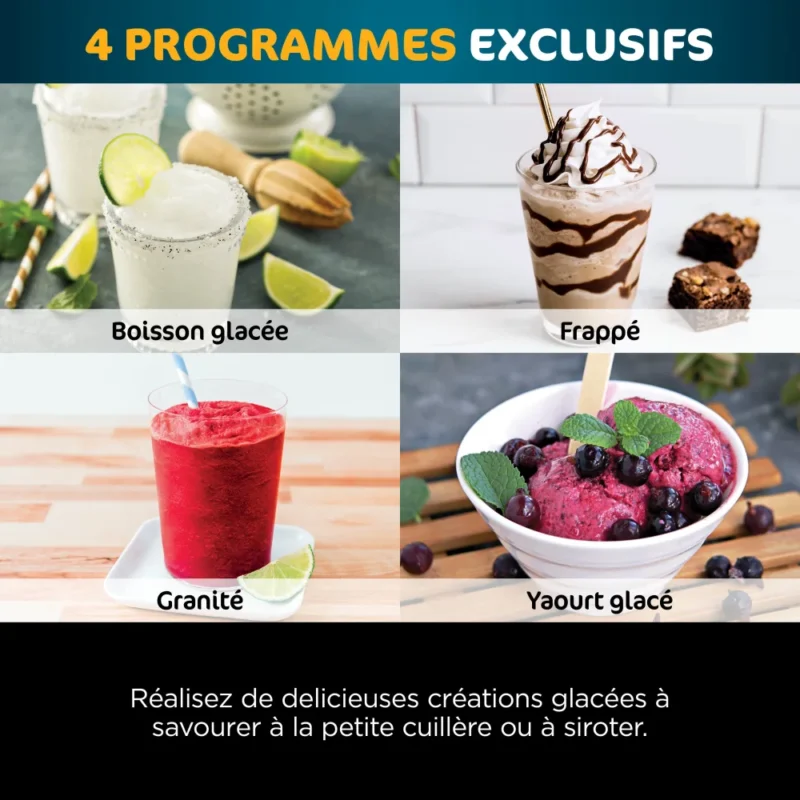 PROMO - Ninja CREAMi Deluxe 10-en-1 Machine à délices et boissons glacées (Lot de 5 pots) - Imagen 7