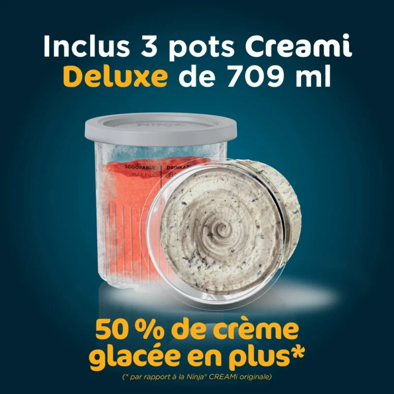 Ninja CREAMi Deluxe 10-en-1 Machine à délices et boissons glacées NC501EU - Imagen 7